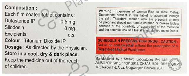 Alfadosin D 8/0.5mg Capsule 10s