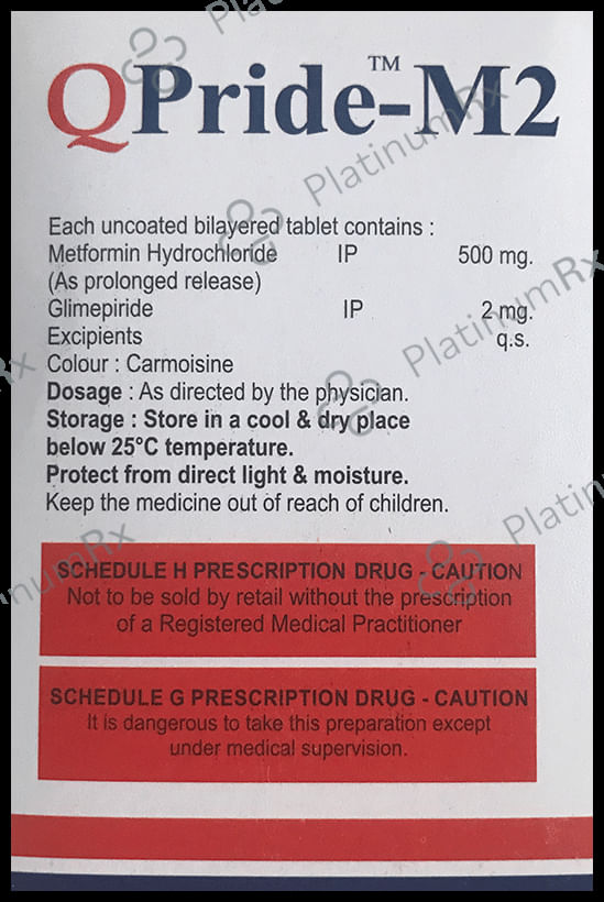 QPride M2/500mg Tablet PR 10s