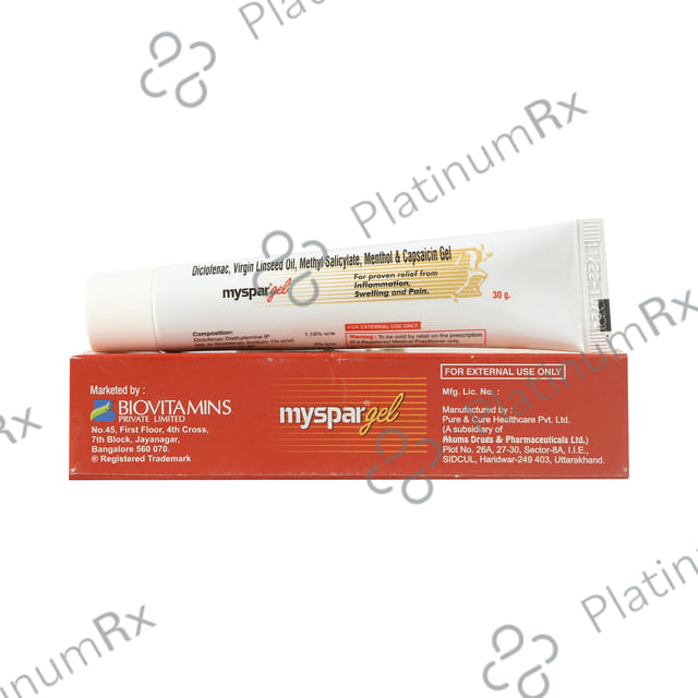 Myspar Gel 30gm
