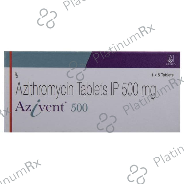 Azivent 500mg Tablet 5s