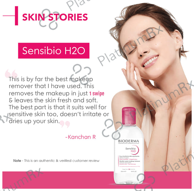 Bioderma Sensibio H2O Make-up Removing Micellar Water & Cleanser - For Sensitive Skin 100 ml
