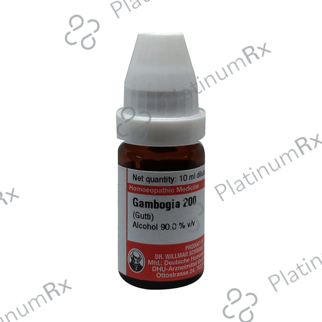 Dr Willmar Schwabe Germany Gambogia Dilution 200