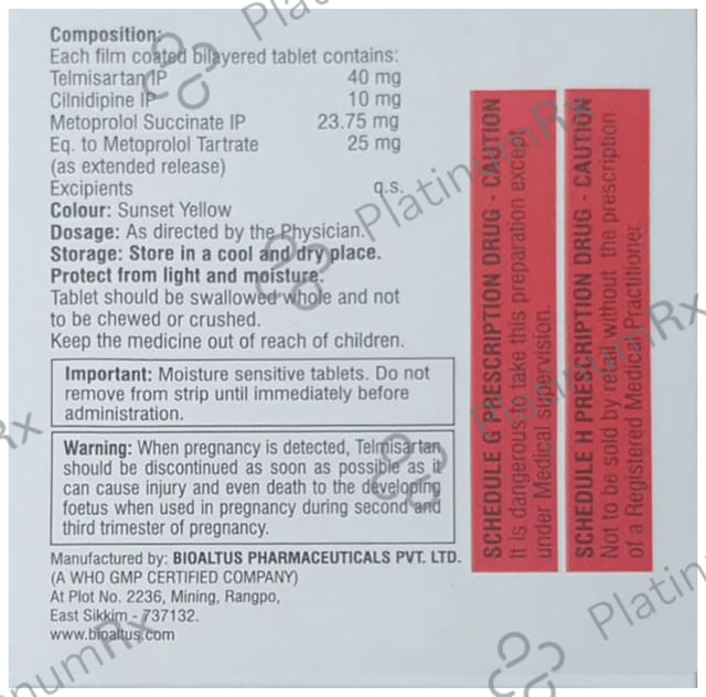 Telsyday-Trio 25 Tablet ER