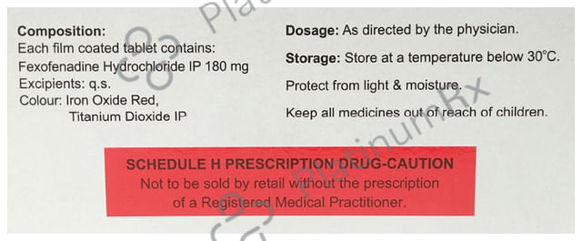 Fexofred 120mg Tablet 10s