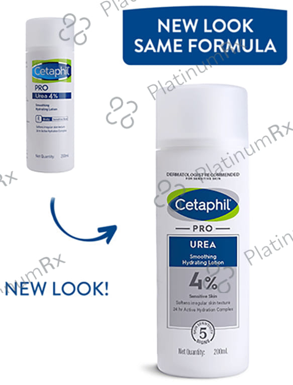 Cetaphil Pro 4% Urea Smoothing Hydrating Lotion 200ml
