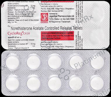 Cycloreg CR 10mg Tablet 10s