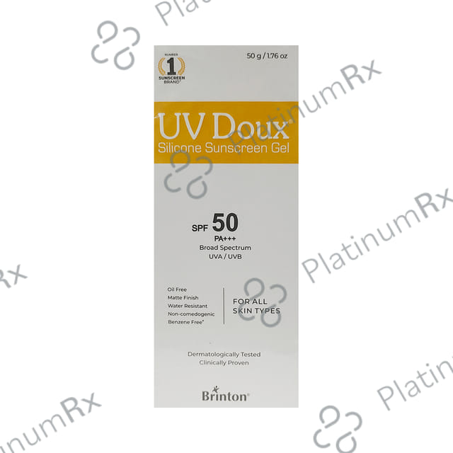 UV Doux Silicone Sunscreen SPF 50 Gel 50gm