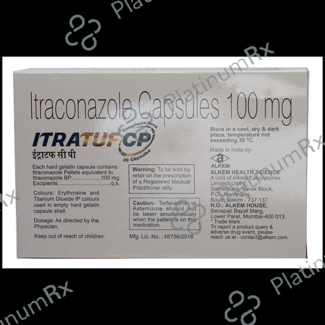 Itratuf CP 100mg Capsule 30s