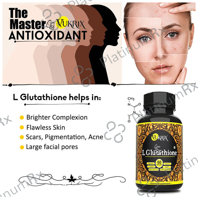 Vukrix Glow L Glutathione Capsule