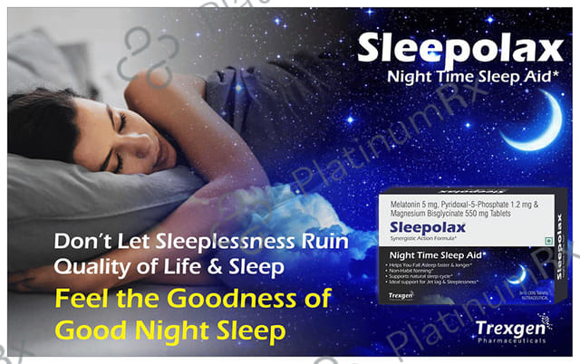 Trexgen Sleepolax Sleep Aid Tablet