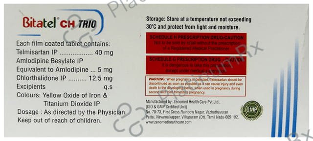 Bitatel CH Trio Tablet 10s