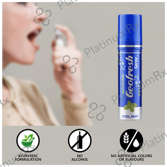 Leeford Geofresh Ayurvedic Mouth Freshner Spray Mint