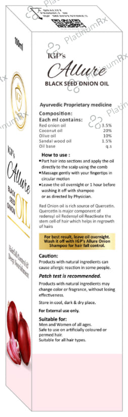 IGP Mediventures Allure Black Seed Onion Oil 100 ml