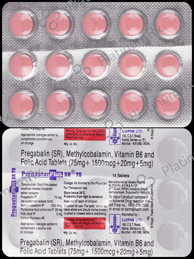 Pregastar Plus SR 75 Tablet 15 Tablet SR