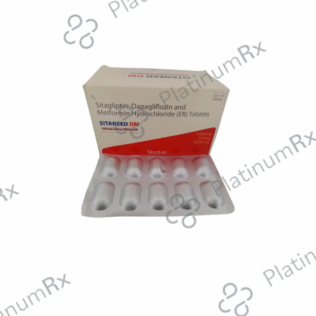 Sitaneed DM ER 10/500/100mg Tablet 10s
