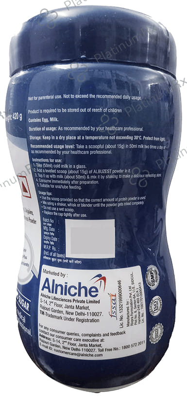 Alniche Reno Vanilla Flavour Powder 420gm