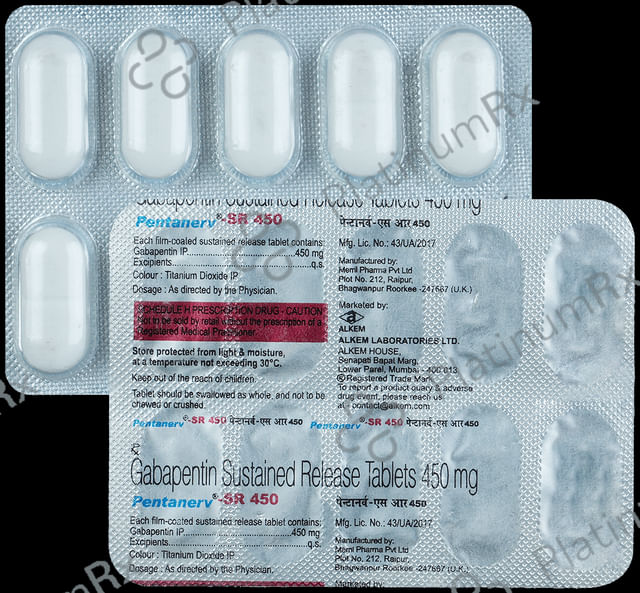 Pentanerv SR 450mg Tablet 10s