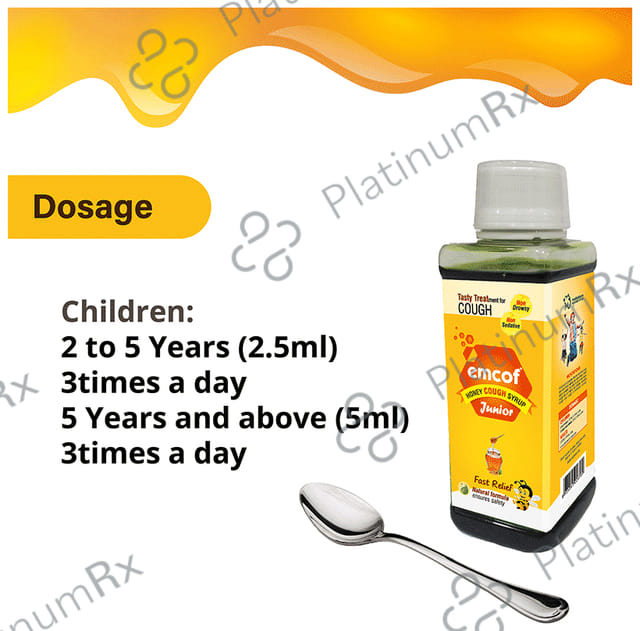 Medopharm Wellness Emcof Herbal Cough Syrup for Kids