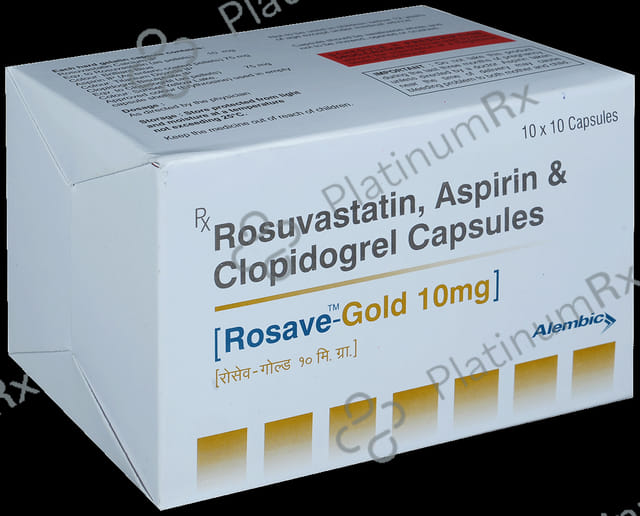 Rosave Gold 10/75/75mg Capsule 10s