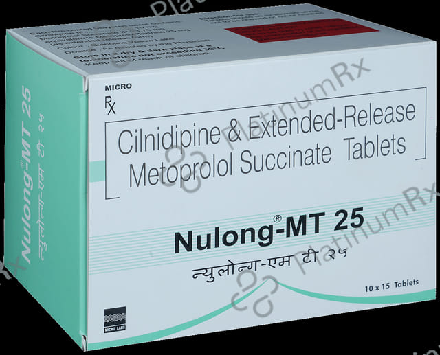 Nulong MT 10/25mg Tablet ER 15s