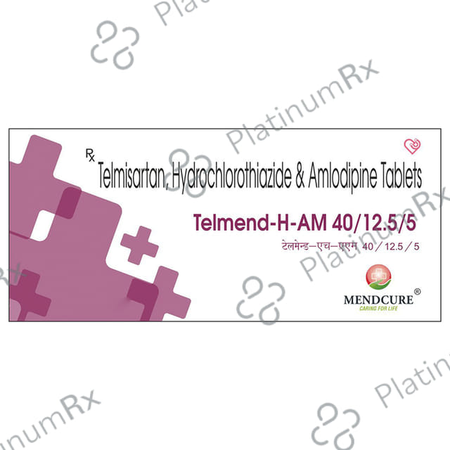 Telmend-H-AM 40/12.5/5 Tablet
