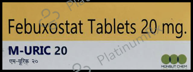 M Uric 20mg Tablet
