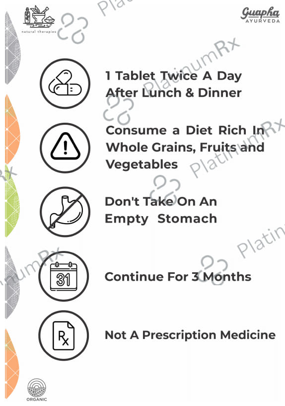 Guapha Ayurveda Liver Wellness Tablet