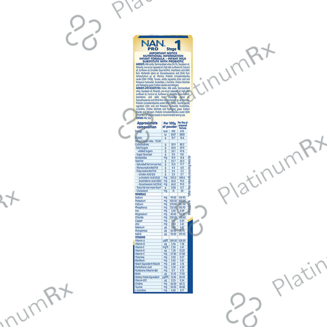 Nan Pro 1 Infant Refill Powder 400gm
