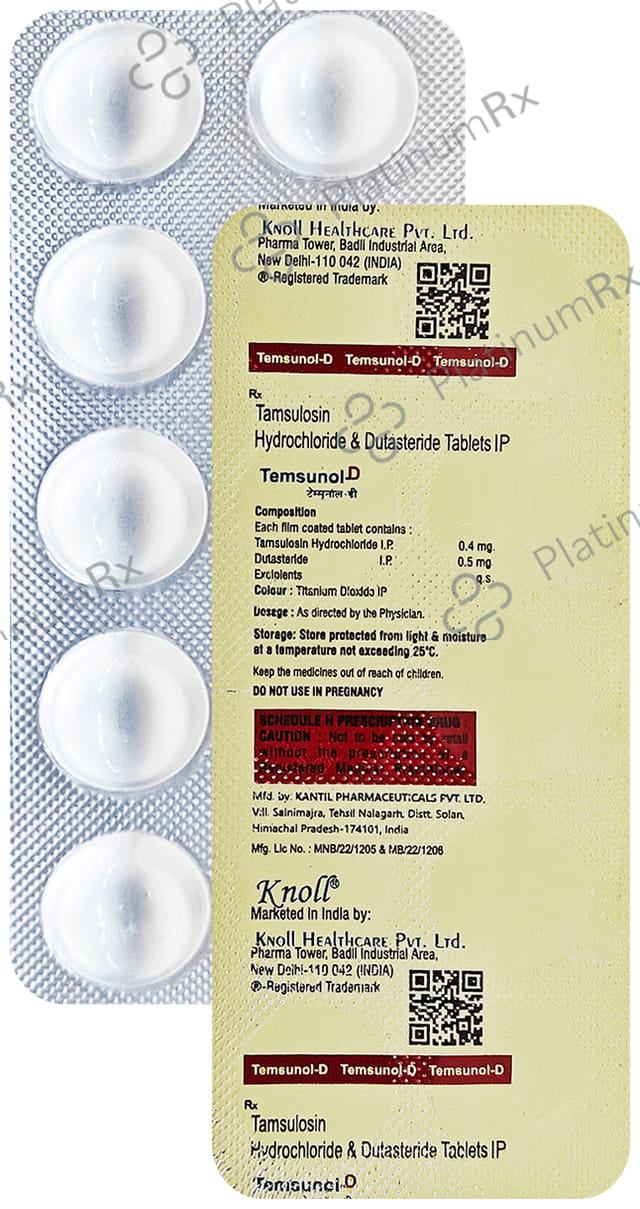 Temsunol D 0.5/0.4mg Tablet 10s
