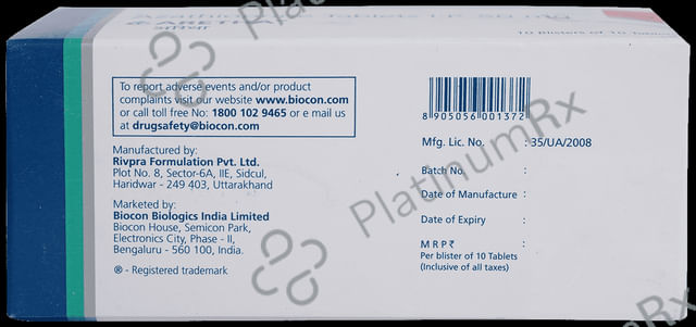 Aretha 50mg Tablet 10s