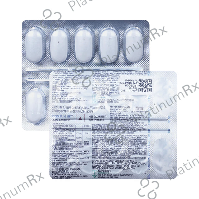 Corcium HD Tablet 10s