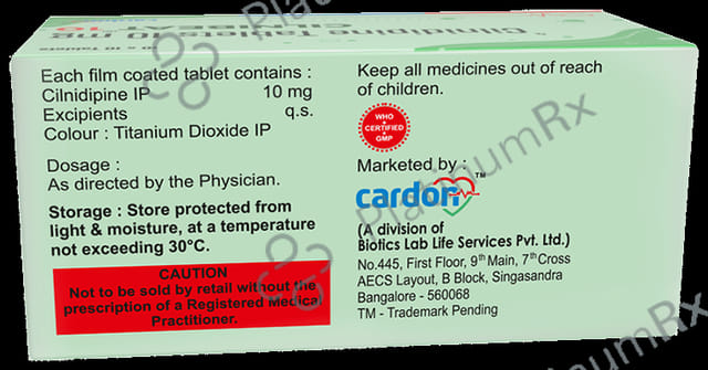 Cilnibeat 10mg Tablet