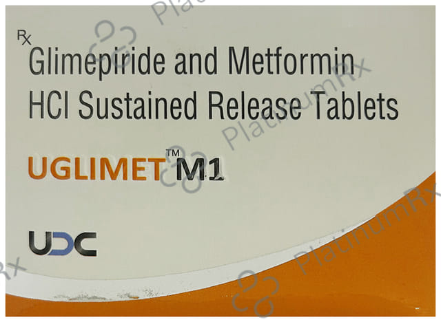 Uglimet M 1/500mg Tablet SR 15s