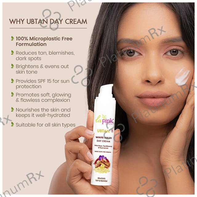 La Pink Ubtan White Haldi SPF 15 Day Cream 50gm