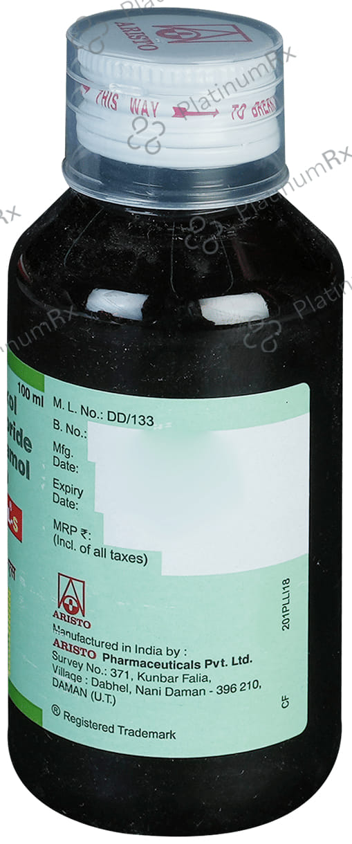 Ambrodil S 15/1mg Syrup 100ml