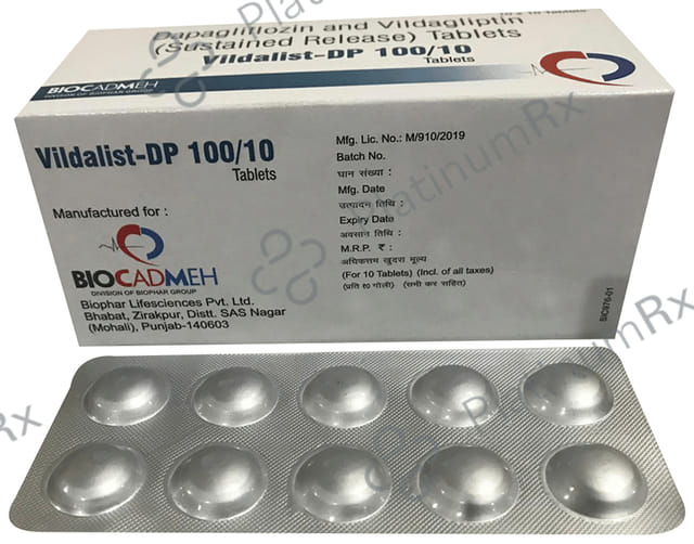 Vildalist DP 10mg/100mg Tablet SR