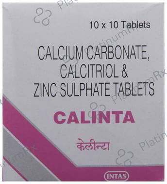 Calinta 1000mg/1000IU Tablet 10s