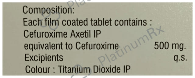 Cefuzic 500mg Tablet 10s