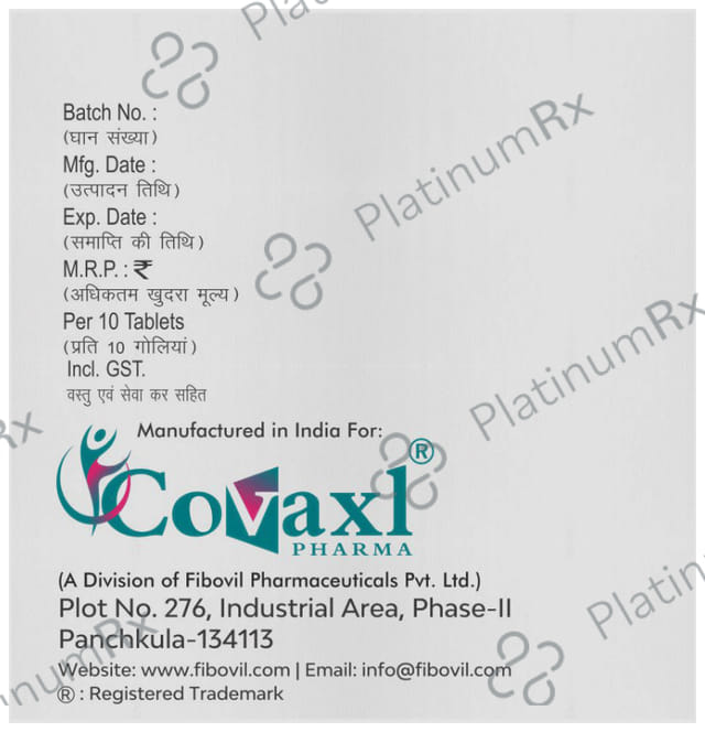 Etovax P 60/325mg Tablet 10s
