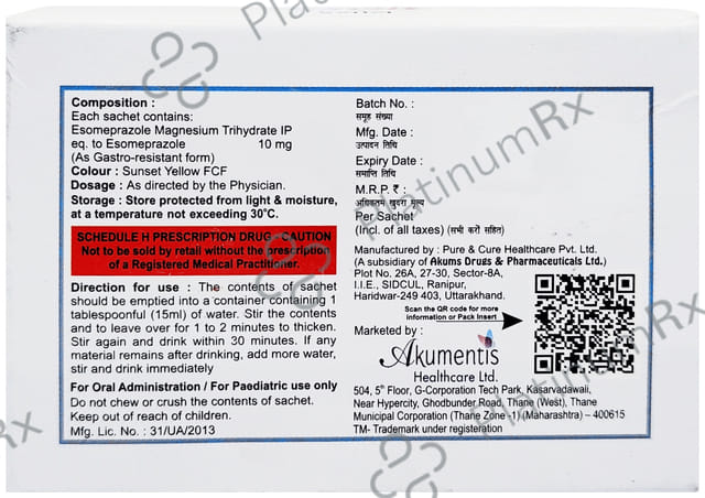 Esole 10mg Sachet 0.75gm