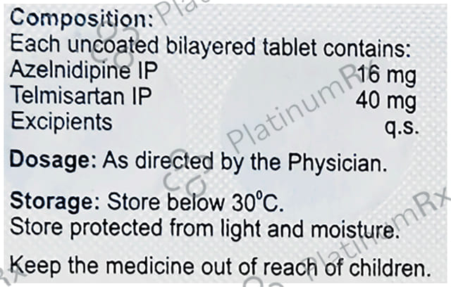 Azusa T 40/16mg Tablet 15s