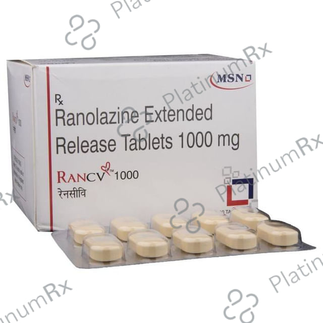 Rancv 1000mg ER Tablet 10s