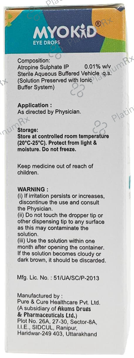 Myokid 0.01% Eye Drop 5ml