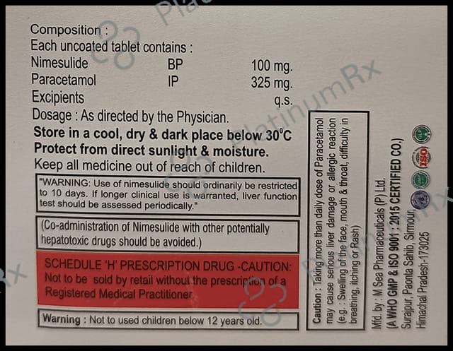 Parnis 100mg/325mg Tablet