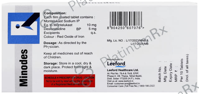 Minodes 5/10mg Tablet 10s