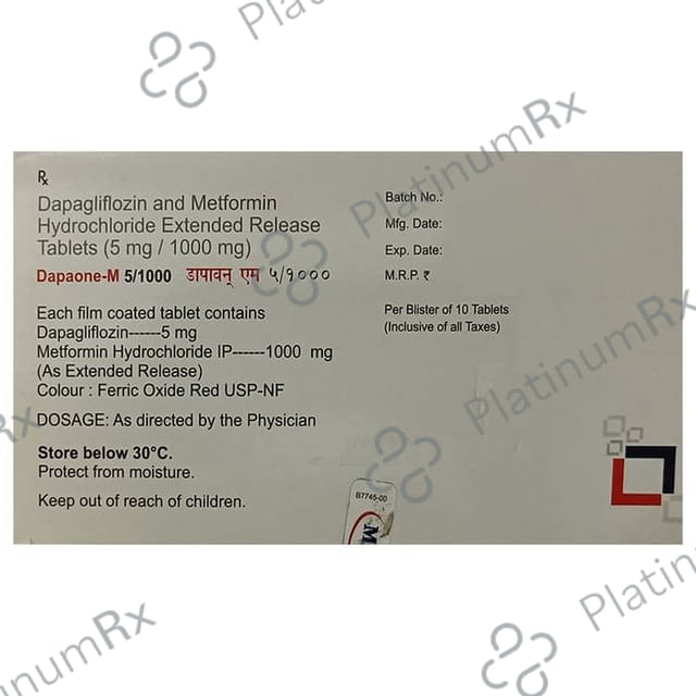 Dapaone-M 5/1000 Tablet ER