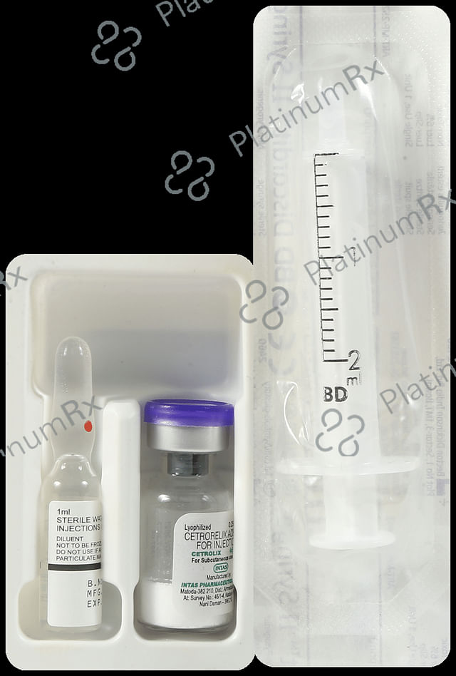 Cetrolix 0.25mg Injection 1s
