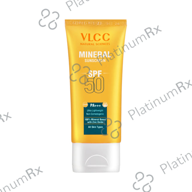 VLCC Mineral Sunscreen SPF 50 PA+++ Cream 50gm