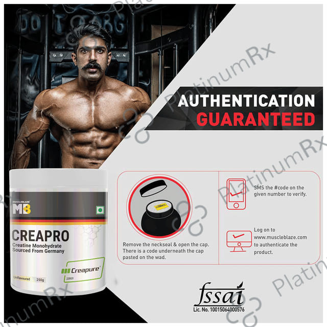 MuscleBlaze Creapro Creatine - With Creapure for Lean Muscles, Energy & Strength -