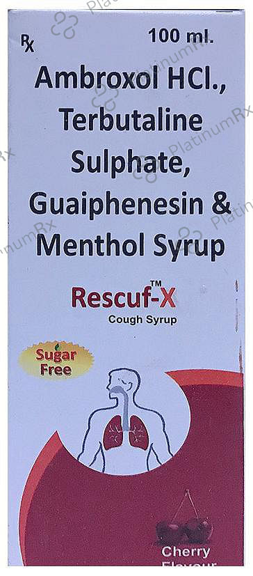 Rescuf-X Syrup Cherry Sugar Free